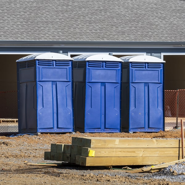 can i customize the exterior of the porta potties with my event logo or branding in Warson Woods